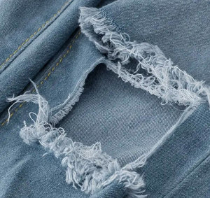 Pantalones vaqueros transpirables de talla grande, vaqueros de cintura alta para mujer, proveedor de Pakistán - Product Image 6