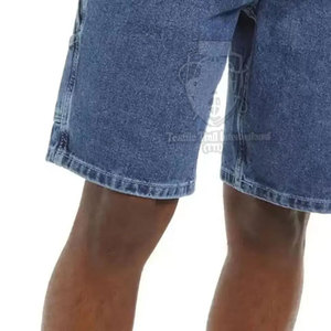 Pantalones Cortos de Mezclilla para Hombre, Estilo Nuevo, Hechos a Medida, Transpirables, Casuales de Verano, Corte Recto, Cintura Media, Color Sólido, Hechos en Pakistán - Product Image 5