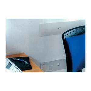 Battisedie Transparente Liso Con Orificios Cm12x80 Sin Tornillos - Product Image 1