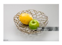 Panier de rangement pour fruits en métal de forme ovale, écologique et créatif, vintage/nouvelle mode, fil de fer plaqué or, multifonction, sans danger pour les aliments
