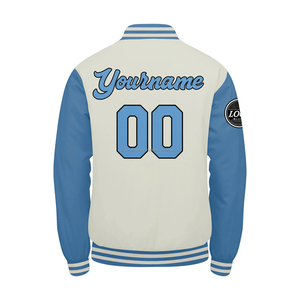 Chaqueta universitaria personalizada de lana de primera calidad con bordado de logotipo de organización para ropa de grupo de comunidad corporativa - Product Image 3