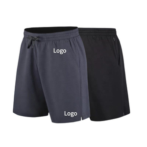 Vente en gros d'usine Short de sport pour homme Équipement d'entraînement respirant avec taille moyenne Logo personnalisé imprimé - Product Image 2