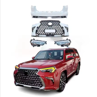 Pièces de mise à niveau extérieures pour voiture, directement de l'usine, style Lexus, calandre de pare-chocs avant, kit carrosserie pour phares, compatible avec Toyota 4Runner 2010 - 2021