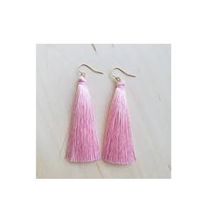 ต่างหูผ้าไหมที่เป็นมิตรต่อสิ่งแวดล้อมต่างหูทำด้วยมือสไตล์โบฮีเมียนหรูหราทันสมัยสำหรับงานแต่งงาน - Product Image 5