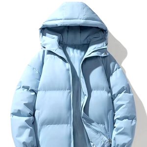 Chaqueta de bombardero de invierno impermeable personalizada de color sólido en blanco simple de nuevo diseño de suministro de fabricante pakistaní para hombres - Product Image 1