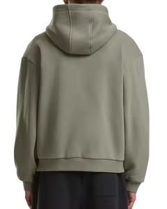 เสื้อสเวตเชิ้ตขนาดใหญ่มีฮู้ดพิมพ์ลายพัฟมีซิปรูดซิปไซส์ใหญ่พิเศษผ้าฝ้าย - Product Image 5