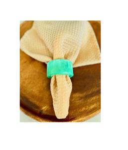 ห่วงใส่ผ้าเช็ดปากทำจากเรซินตกแต่งลายดอกไม้สำหรับงานปาร์ตี้ในสวนและงานรับประทานอาหารที่หรูหรากลางแจ้ง - Product Image 2