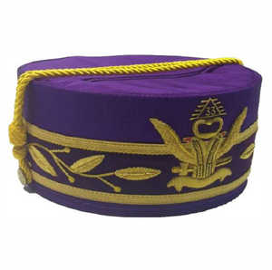 หมวกมาโซนิกสีขาวเครื่องราชกกุธภัณฑ์ออกแบบได้ตามต้องการ - Product Image 6