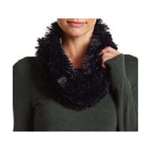 Sciarpa Infinity in Ecopelliccia Nera da Donna Steve Madden, Taglia Regolare per Ragazze - Product Image 2