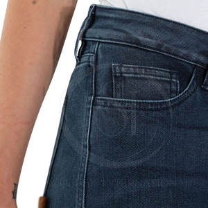 Salopette décontractée pour femmes de haute qualité, marque privée, 100% coton, légère, couleur unie, devant plat, pantalon en jean respirant - Product Image 6