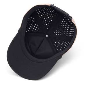 Casquette de baseball unisexe imperméable à 5 panneaux avec broderie et fermeture snapback INJAE VINA Performance perforée pour le sport et les activités de plein air - Product Image 2