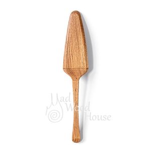 Ensemble couteau à gâteau et spatule en bois d'acacia le plus vendu ustensiles décoratifs en bois outils de service à gâteaux avec poignée à trou suspendu - Product Image 4