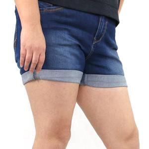 Best-seller Jeans pour femmes multi-poches Jeans d'été élastiques bleu denim cargo Vente en gros pour femmes - Product Image 4