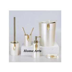 ชุดห้องน้ำโลหะสีขาว 5 ชิ้น คุณภาพเยี่ยม ขนาดและรูปทรงปรับแต่งได้ นำเข้าจากอินเดีย - Product Image 1