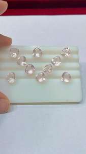 Superfine Quality Loupe Clean Natural <b>Rose</b> <b>Quartz</b> Facet Heart Cut Calibrated <b>Rose</b> <b>Quartz</b> Gemstones - Product Image 5