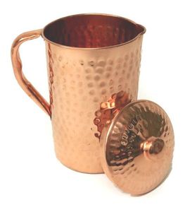 Pichet en métal martelé à main unique haute performance accessoires de cuisine tasse avec poignée pichet de Table à manger pour hôtel - Product Image 5