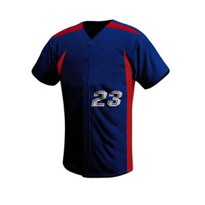 Camisetas de Béisbol Personalizables Baratas OEM 100% Poliéster, Transpirables, de Secado Rápido, a la Moda, en Conjuntos, al por Mayor - Product Image 2