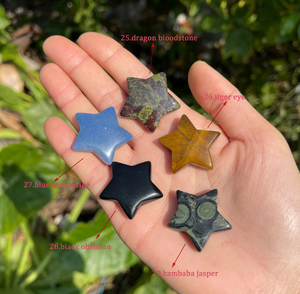 Estrellas de cristal curativas para artesanías de cristal natural, adornos de pentagrama de amatista, accesorios para hacer joyas para regalos - Product Image 6