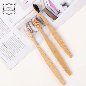 Environment-Friendly Bamboo Toothbrush with <b>Soft</b> Charcoal Bristles Biodegradable Wooden Toothbrush Protective <b>Box</b> for Home Use - Product Image 4