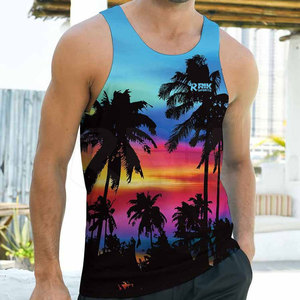 Camisetas sin mangas para hombre, ropa deportiva, sublimación, transpirable, para entrenamientos, camiseta de gimnasio transpirable a precio razonable - Product Image 4