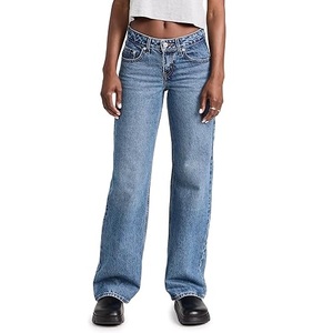 Jeans de Pierna Ancha Estilo Boyfriend para Mujer, Cintura Alta, Holgados, Ecológicos, de Secado Rápido, 100% Algodón, Corte Recto con Agujeros - Product Image 5