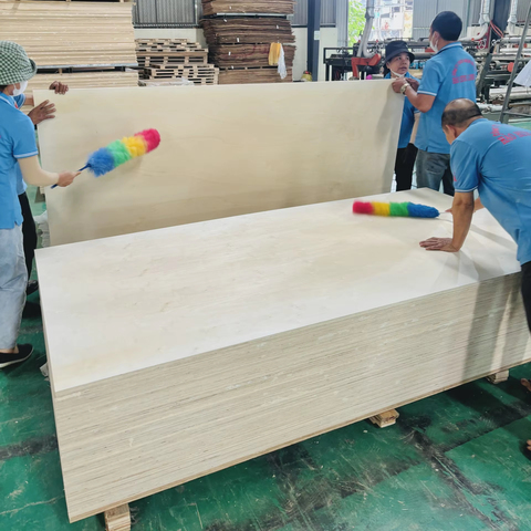 Vietnamese Factory Direct Source Construction-Grade 12/15/18/21mm Thick WPC PVC Rubber Core Poplar Plywood Living Room