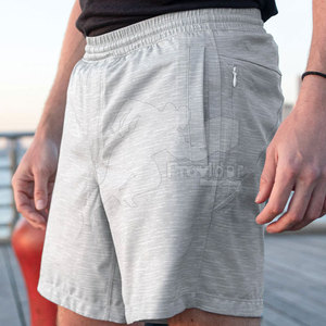 Shorts Deportivos de Cintura Media para Hombre, de Alta Calidad, Ecológicos, de Secado Rápido y Transpirables, en Poliéster/Algodón - Product Image 4