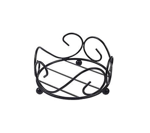 Support de sous-verre en métal forme de triangle pour le meilleur revêtement en poudre noire avec support de sous-verre en métal pour la maison et le dessus de table à vendre - Product Image 2