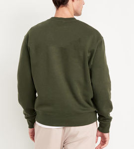 Vente chaude sur mesure pull à col rond blanc lourd 100% coton personnalisé brodé Logo Basics sweat à capuche et sweat-shirt - Product Image 4