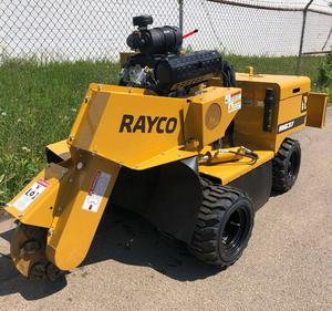 Excavator Stump Grinder Diesel Tree Shredder <b>Wood</b> Shredder Garden Root Removal Machine Powerful Engine Pump Digital Control - Product Image 5
