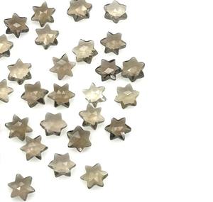 Cuentas de piedras preciosas sueltas talladas a mano con forma de estrella de cuarzo ahumado Natural para joyería, cuarzo ahumado suave, precio al por mayor, Briolette a granel - Product Image 4