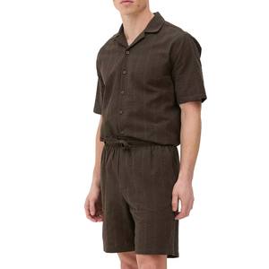 Hot Selling High Quality Best Design <b>Men</b> Shorts Set Casual <b>Men</b> Shorts Set High Quality Summer and Shorts Set Custom Logo Cotton - Product Image 1