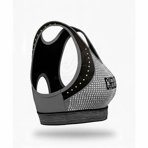 Sujetador deportivo de fabricación pakistaní, suave, elástico, con diseño atlético para práctica de cheerleading, danza y fitness. - Product Image 5