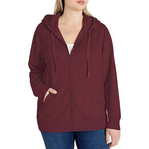 Sudadera con Capucha Extra Grande de Alta Calidad para Mujer, Nuevo Diseño, Felpa Lisa, Temporada de Invierno, Venta al por Mayor - Product Image 1