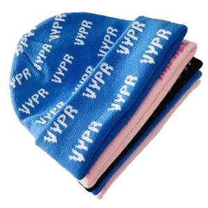 Bonnet en tricot doux et chaud pour hommes femmes bonnet de tête de mort à revers épais pour les voyages et les sports jacquard - Product Image 6