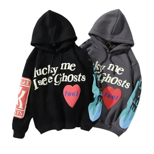 420gsm Top Qualité Heavyweight Puff Print Spider Hoodies Hommes Hoodies & Sweatshirts 100% Coton Sweat-shirt Streetwear Personnalisé - Product Image 6