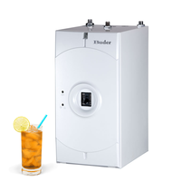 [ Japan Buder ] Mesin Ionizer Air Alkali Panas POU untuk di Bawah Wastafel, Penggunaan Rumah Tangga, Konstruksi Plastik, 3 Filter Platinum