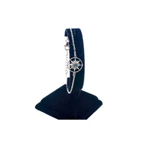 925 Sterling Silver Labradorite Gemstone Bracelet For Women Wedding Jewelry