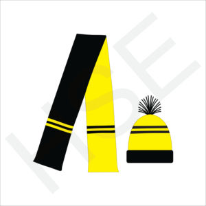 Soft Warm Multicolor Beanie Hat with Matching Winter Scarf - Product Image 3