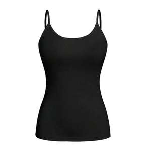 Tallas grandes, algodón/fibra de bambú transpirable algodón deporte tanque recortado ejercicio Fitness chaleco mujeres Yoga Crop Tank Tops - Product Image 2
