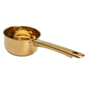 Louche à eau à long manche en or, louche à soupe en acier inoxydable, vaisselle, accessoires de cuisine pour la maison, ustensiles pour restaurant et hôtel - Product Image 1