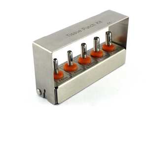 Juego de 5 Piezas de Instrumentos de Acero Inoxidable para Implantes Dentales Manuales, con Soporte y Caja - Product Image 4