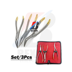 Alicates de extracción de fragmentos de raíz dental, instrumentos quirúrgicos, manual de endodoncia dental mínimamente invasivo - Product Image 1