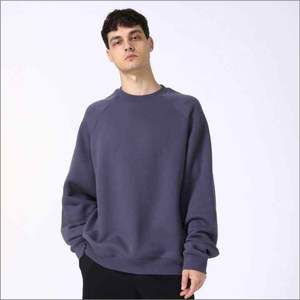 Sudadera estampada personalizada bordada 330G algodón cuello redondo ecológica Regular Fit pulóver para hombres y mujeres temporada de otoño - Product Image 2