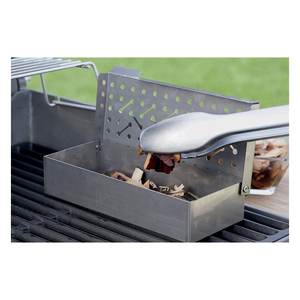 Accesorios para Barbacoa Weber, Ahumador Universal de Acero Inoxidable en Cromo, 24.6x11.9x5.1cm - Product Image 3