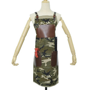 Cost Effective Wholesale Adjustable Waist Neck Barber <b>Aprons</b> Long Use OEM Supplier Hot Sale Barber <b>Aprons</b> - Product Image 2