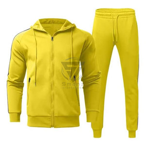Men's Printed Solid Casual Sports Tracksuit 2-Piece Set Breathable Eco-Friendly 100% Cotton Pullover Hoodie Sweatpants for - Product Image 1