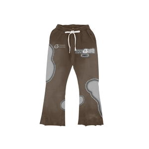 Ensemble de survêtement à capuche en molleton respirant 100 % coton de haute qualité, avec logo 3D personnalisé brodé et sérigraphié - Product Image 3