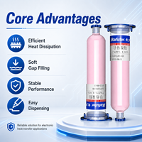 Gel conducteur thermique Kafuter K-5235 30ml, silicone à haute conductivité thermique pour remplissage, LED, CPU, travail du bois, construction