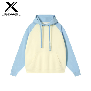 Sweat à capuche thermique surdimensionné pour homme en molleton 100 % coton multicolore personnalisé avec impression de logo et caractéristiques écologiques - Product Image 1